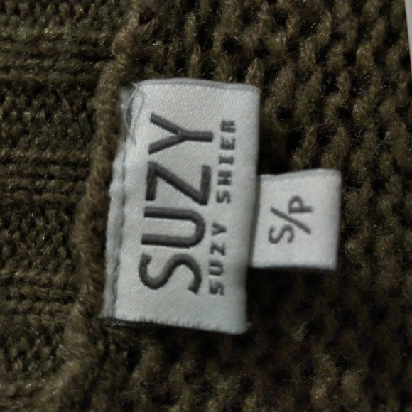 ✨SALE: 3 for $25!✨ Suzy Shier Brown Cowl Neck Sweater - small - Picture 6 of 6